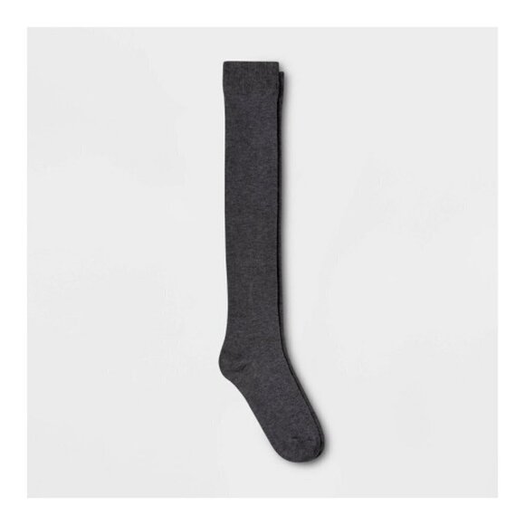 Xhilaration Womens One Size 4-10 Over the Knee Socks Heather Charcoal Gray - Picture 1 of 6
